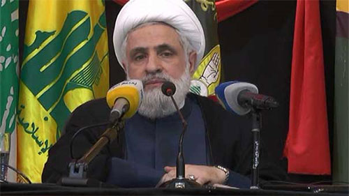 El vicesecretario general de Hezbolá, Sheij Naim Qassem Hezbolá aprecia los últimos logros del Ejército libanés